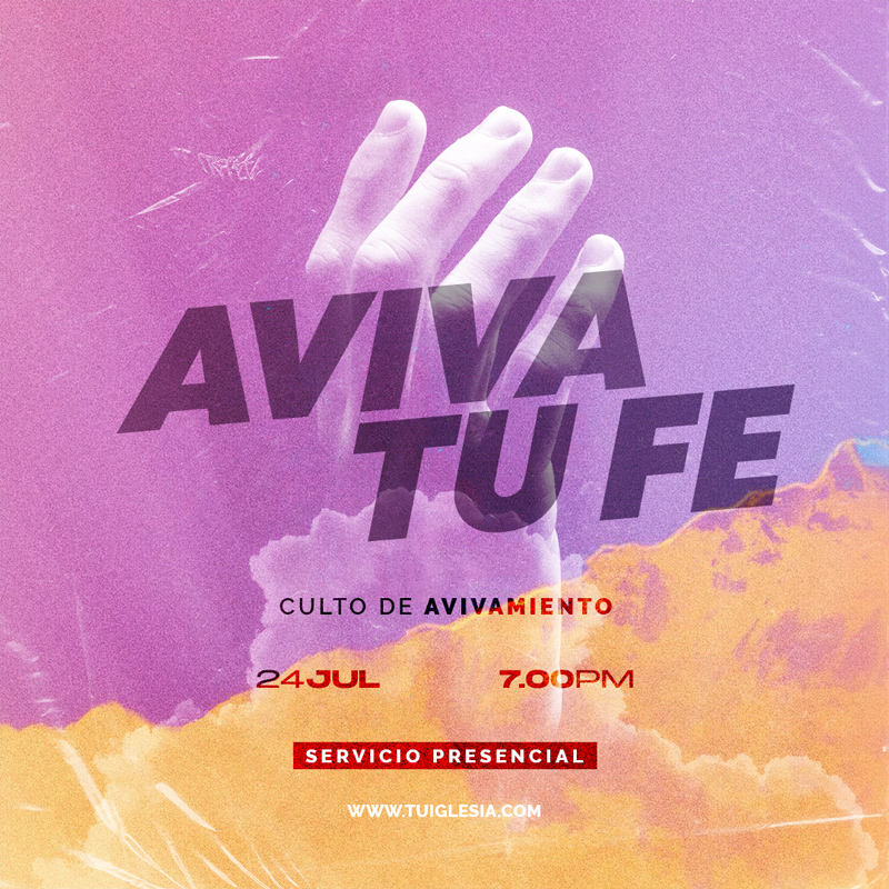 Diseño para congreso de avivamiento