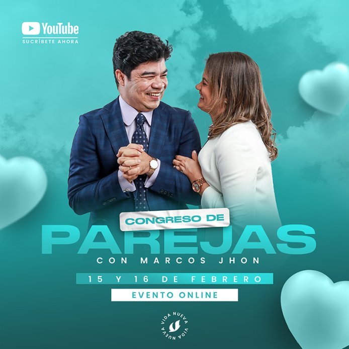 Diseño gratis para congreso de parejas