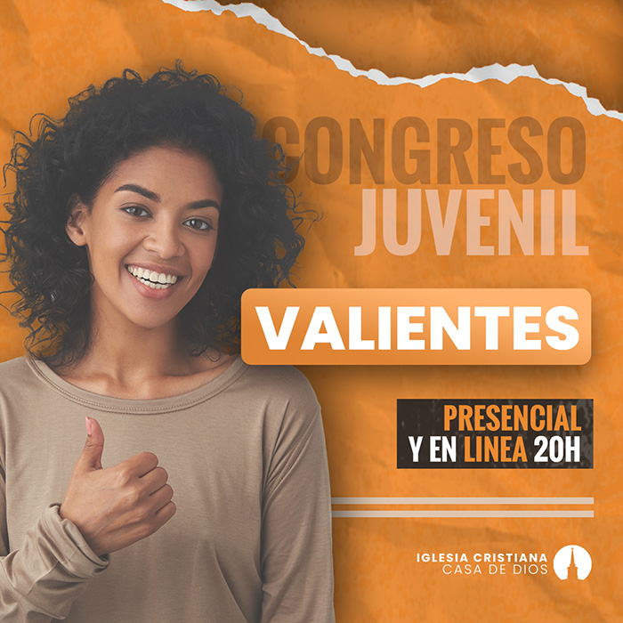 Diseño gratis para congreso juvenil cristiano