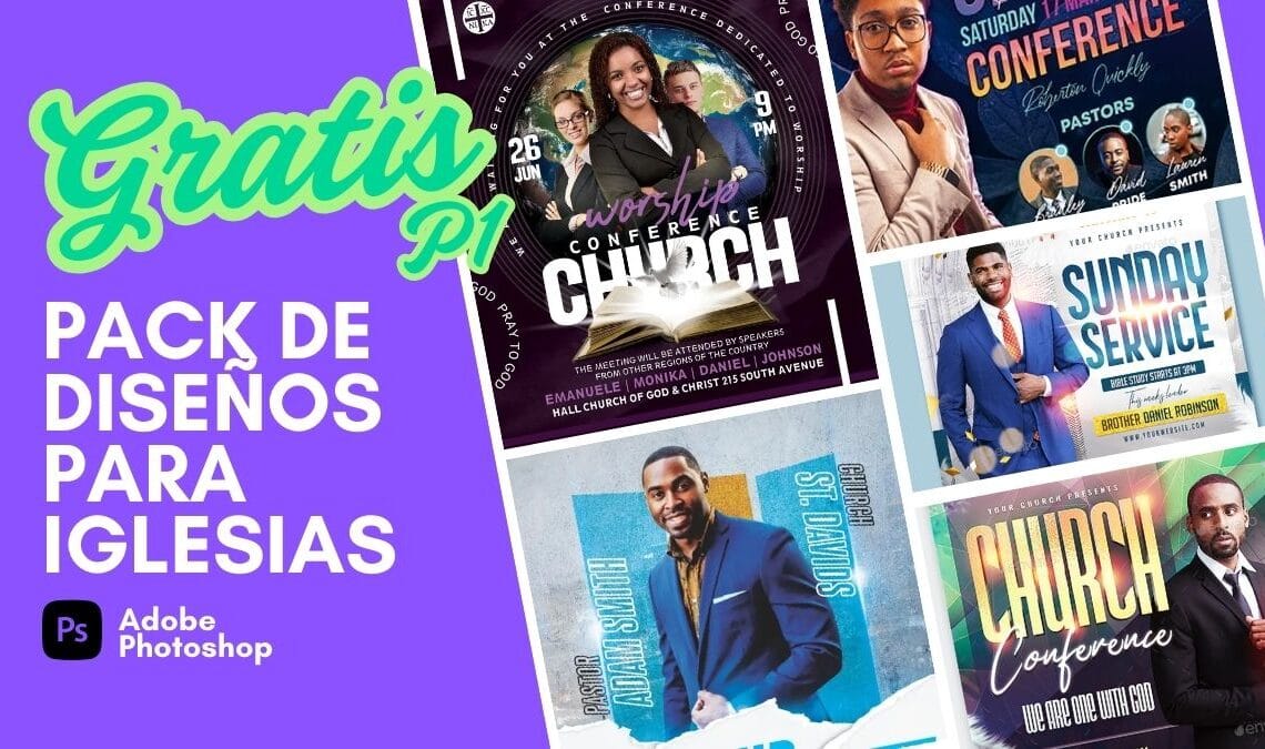 Mega pack de diseños grauitos para iglesias cristianas