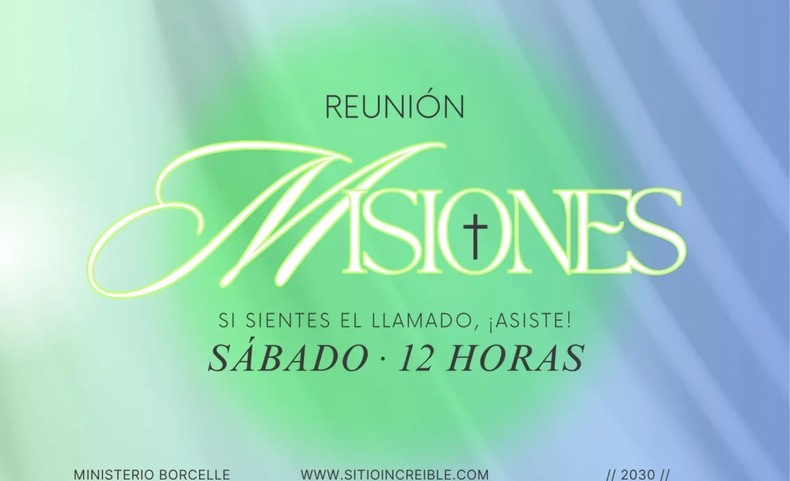 Diseños gratis para reunión de misiones en iglesias cristianas